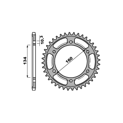 PBR ZĘBATKA TYLNA 4405 41 C45 HONDA CBR 600RR`07-15 (JTR1307.41) (ŁAŃC. 525)